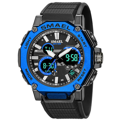 SMAEL s8047--Double Display Waterproof Luminous Sports Electronic Watch PrestigePearls