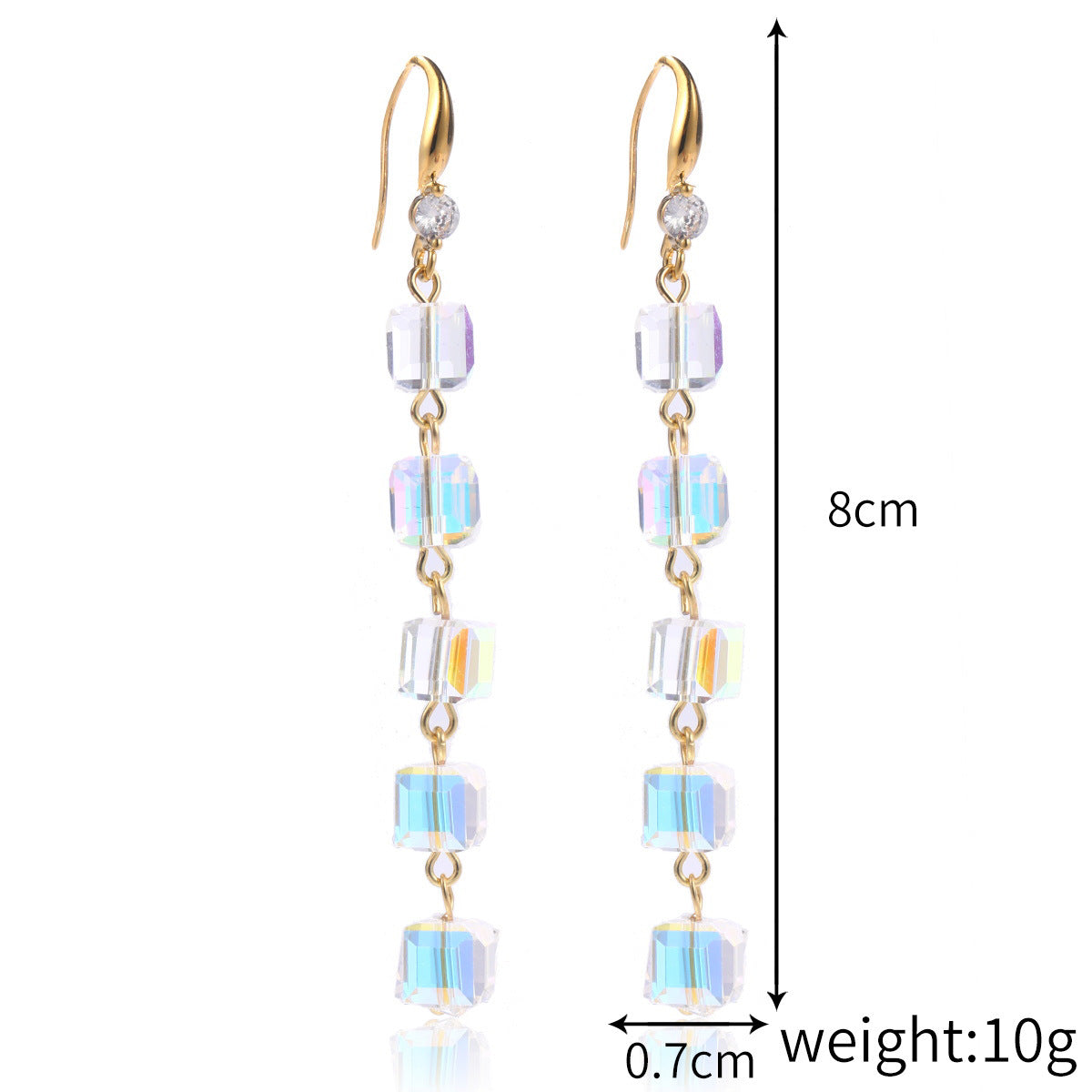 Women's Stylish Water Drop Crystal Earrings PrestigePearls