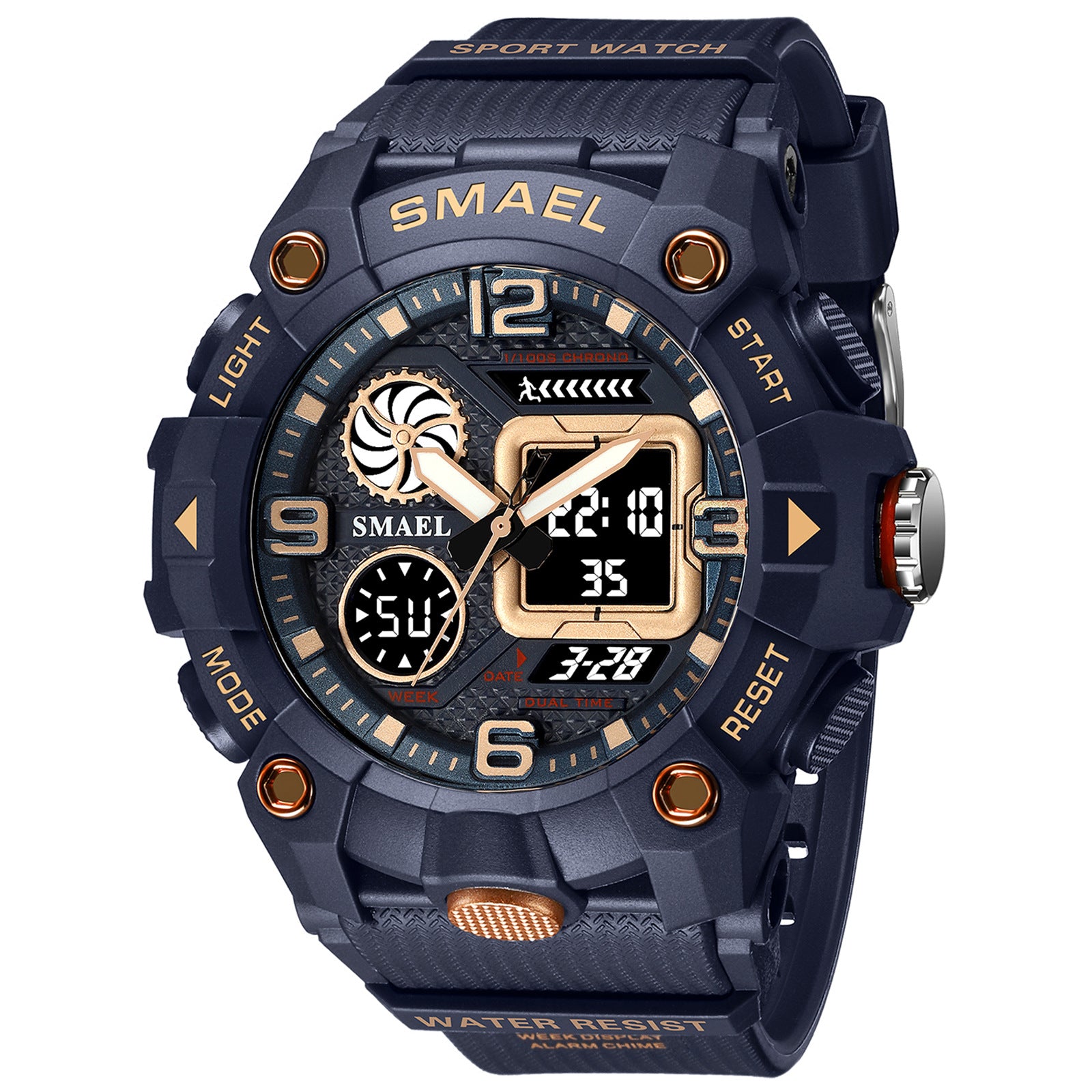 SMAEL 8055--Multifunctional Waterproof Luminous Outdoor Electronic Watch PrestigePearls