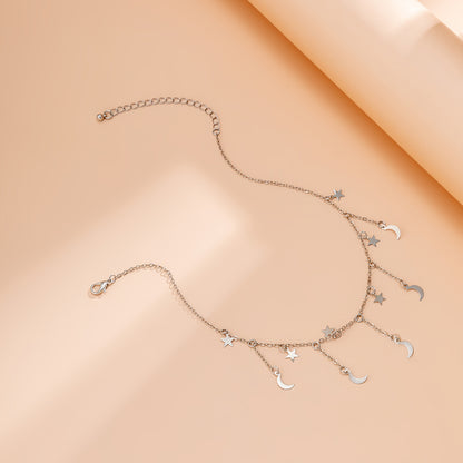 Chic Starlight Chain Necklace__ Simple Metal Chain Necklace For Women - Prestige Pearls