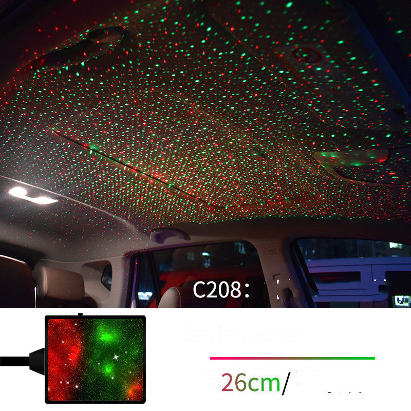 Star Light Projector Party Lights USB LED Light Interior Lighting LED Interior Car Lights Starry Sky Galaxy Night Lights - prestigepearls