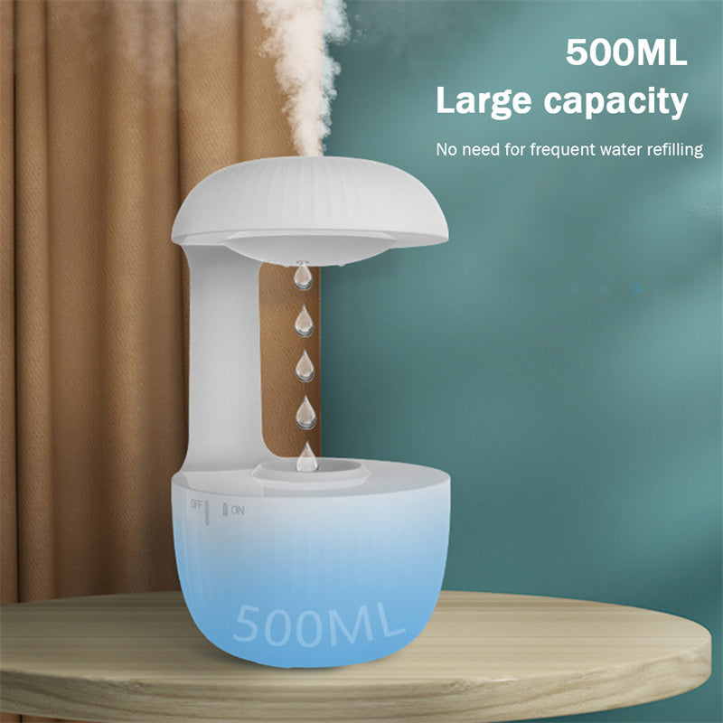 Anti-gravity Air Humidifier Mute Countercurrent Humidifier Levitating Water Drops Cool Mist Maker Fogger Relieve Fatigue PrestigePearls