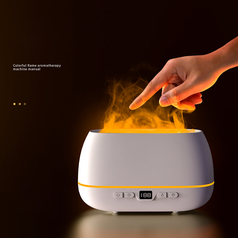 3D Flame Humidifier 200ml USB Flame Aroma Diffuser Household Humide Aromatherapy Diffuser - Prestige Pearls