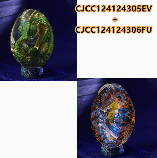 Lava Dragon Egg Desktop Decoration Dinosaur Egg Resin Crafts PrestigePearls