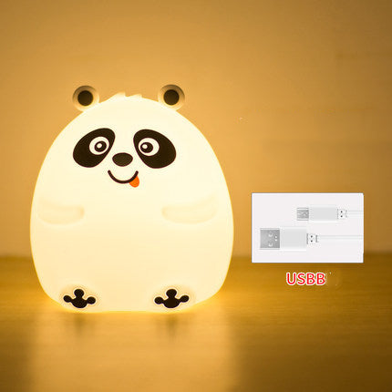 Colorful Bear Silicone Night Light Bedroom Bedside - prestigepearls