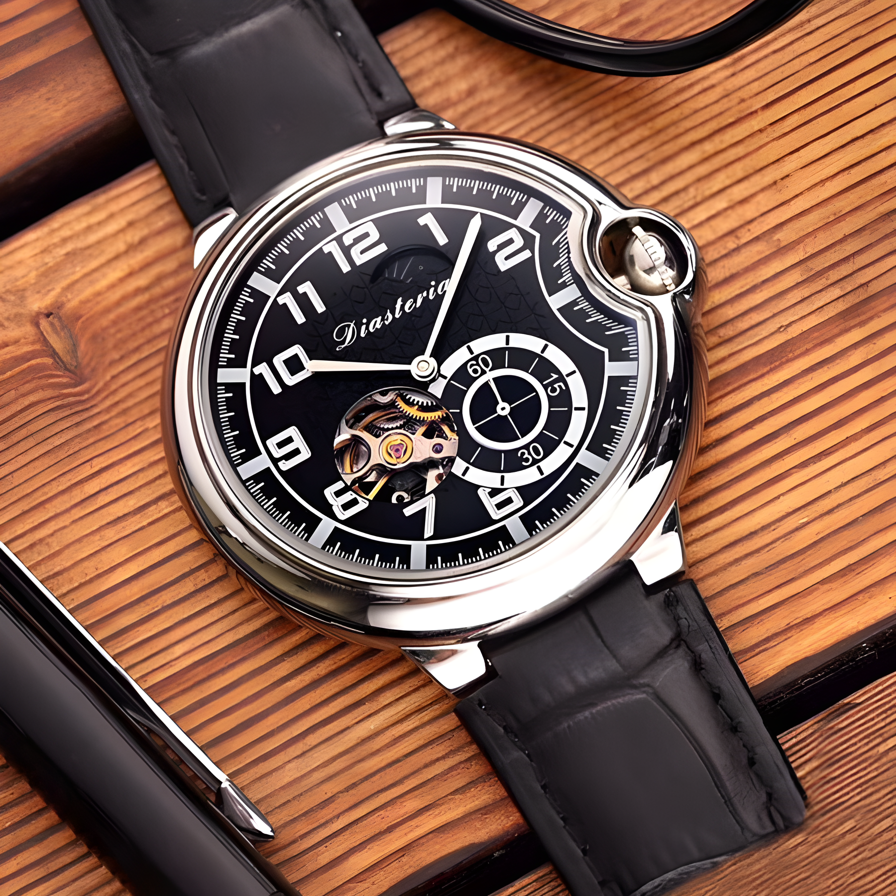 Daystar mechanical watch PrestigePearls