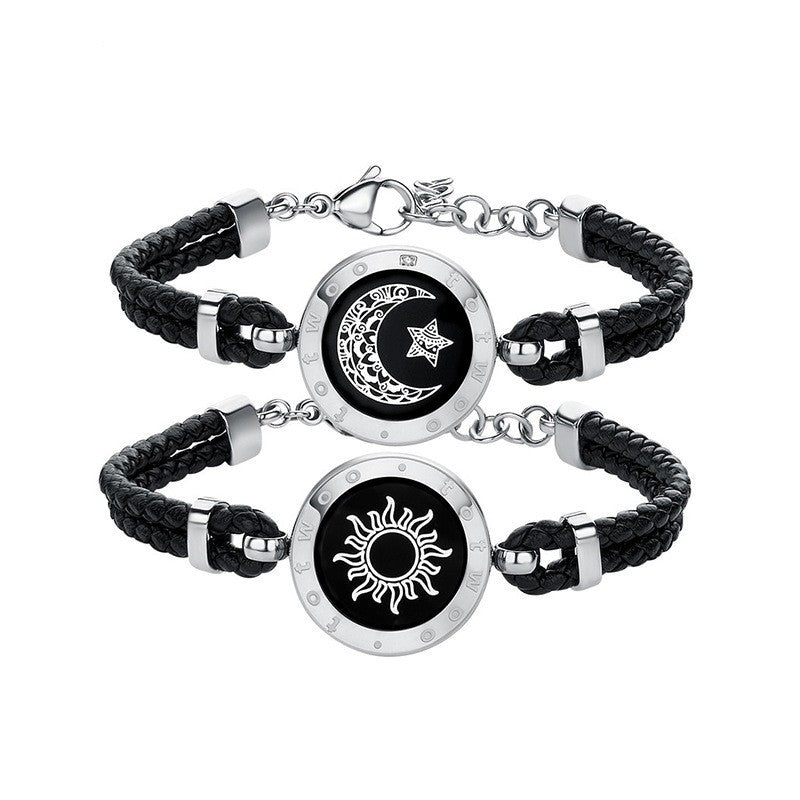 Sun-Moon Smart Sensing Couple Bracelet PrestigePearls