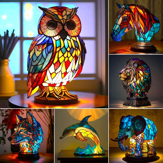 MagiCreatures Desk Lamp- 2024 3D Colored Animal Light Desk Lamp Animal Series Decorative Night Light - Prestige Pearls