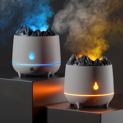 New Volcano Humidifier Flaming Mountain Aromatherapy Machine Volcano Diffuser Home Fog Volume Creativity - Prestige Pearls