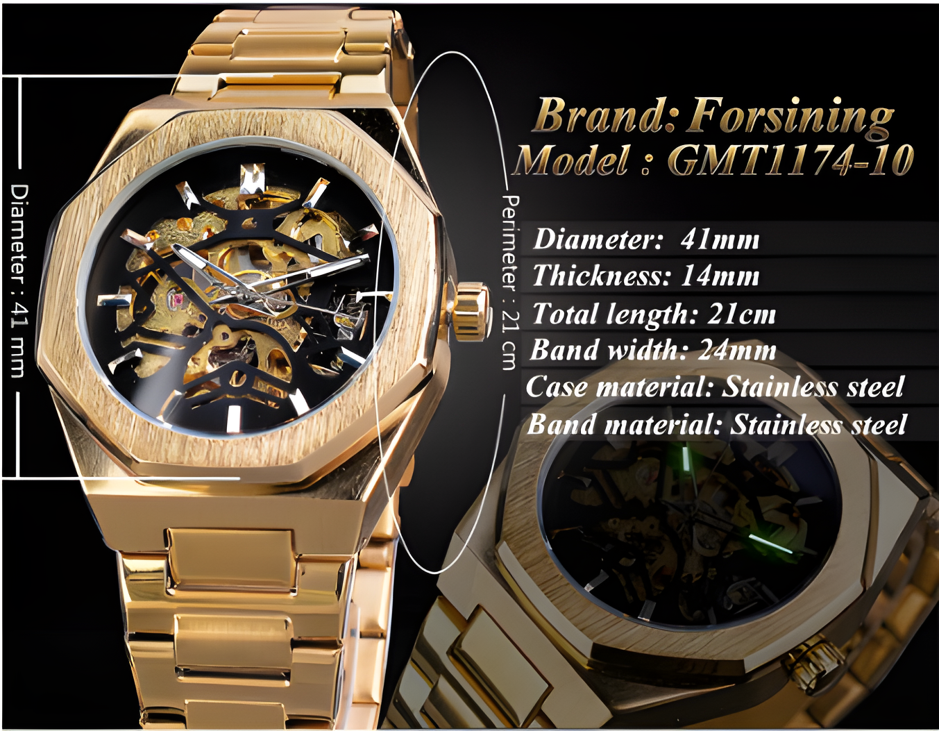 FORSINING W5448--Mechanical Automatic Watches For Men PrestigePearls