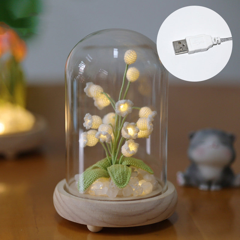 Floral Glow Night Light- Lily Of The Valley Tulip Night Light PrestigePearls