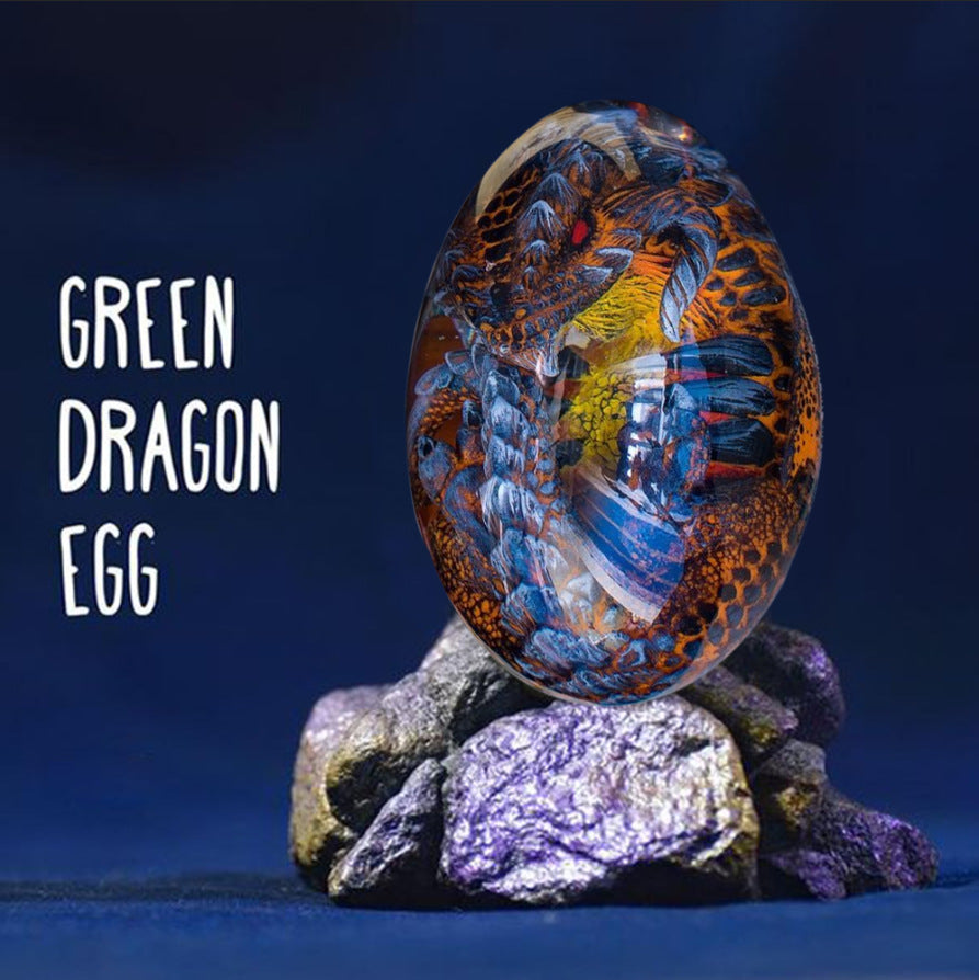 Lava Dragon Egg Desktop Decoration Dinosaur Egg Resin Crafts PrestigePearls