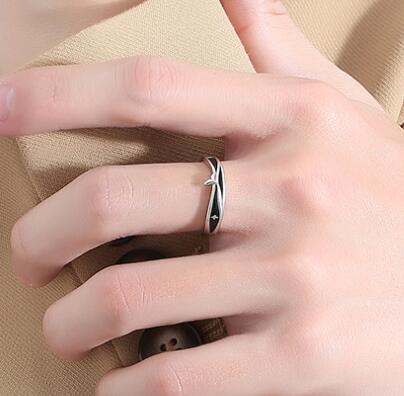 Personality Fashion 999 Pure Silver You Have Couple Rings - prestigepearls