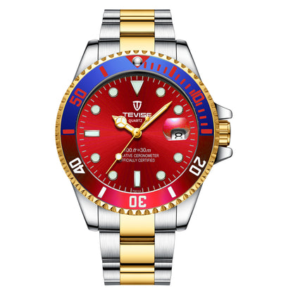 TEVISE T801A--Quartz Watch Sports Luminous PrestigePearls