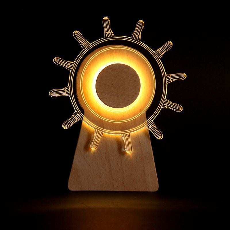 Rotating Windmill Music Night Light - prestigepearls