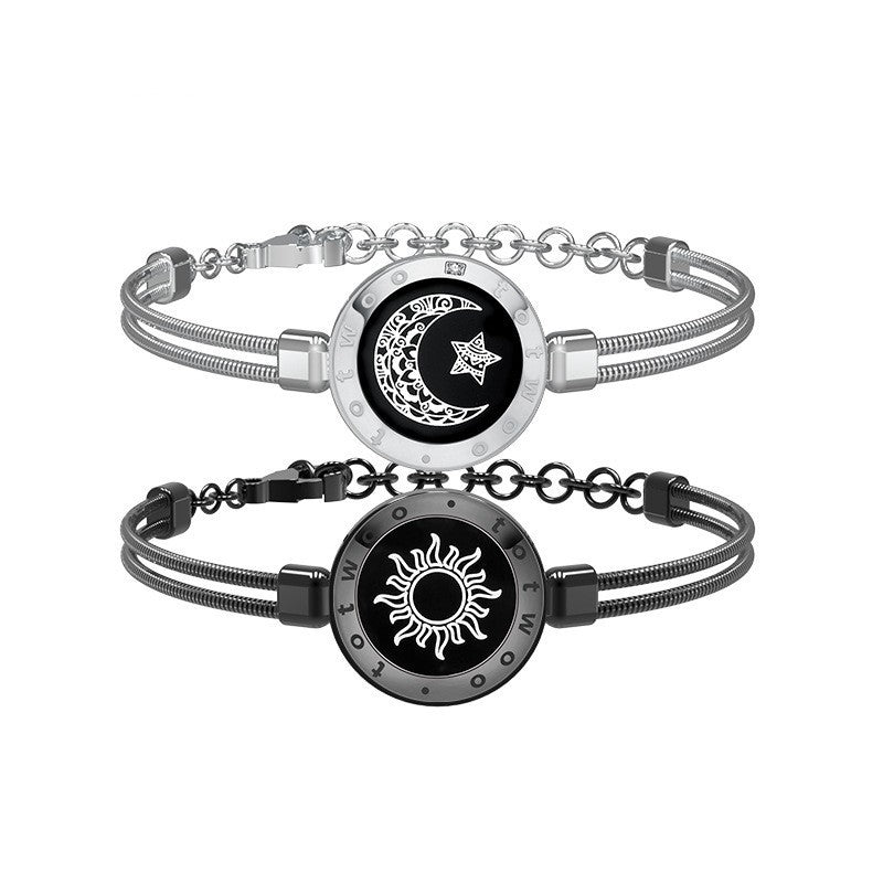 Sun-Moon Smart Sensing Couple Bracelet PrestigePearls