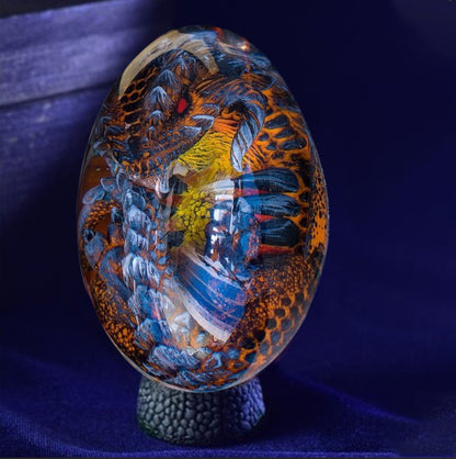 Lava Dragon Egg Desktop Decoration Dinosaur Egg Resin Crafts PrestigePearls