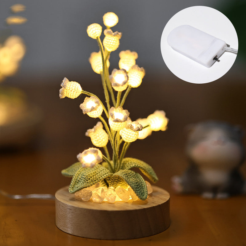 Floral Glow Night Light- Lily Of The Valley Tulip Night Light PrestigePearls