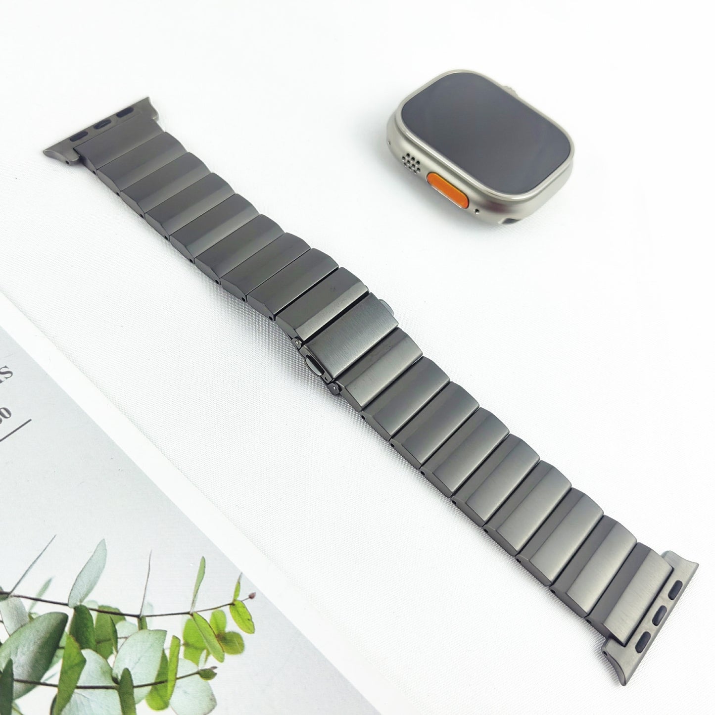 Large Particle Titanium Alloy Watch Strap PrestigePearls